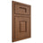 Shiloh Cabinetry Beaded Inset Summit Alder Plain Cut Cola Door