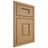 Shiloh Cabinetry Beaded Inset Summit Alder Plain Cut Natural Door