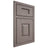 Shiloh Cabinetry Beaded Inset Summit Alder Plain Cut Stonehenge Door