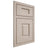 Shiloh Cabinetry Beaded Inset Summit Alder Plain Cut White Sands Door