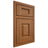 Shiloh Cabinetry Beaded Inset Summit Hickory Plain Cut Chestnut Door