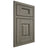 Shiloh Cabinetry Beaded Inset Summit Hickory Plain Cut Thyme Door