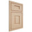 Shiloh Cabinetry Beaded Inset Summit Maple Plain Cut Natural Door