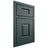 Shiloh Cabinetry Beaded Inset Summit Paintable Billiard Green Door