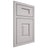 Shiloh Cabinetry Beaded Inset Summit Paintable Light French Gray Door