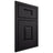 Shiloh Cabinetry Beaded Inset Summit Poplar Plain Cut Harbor Door