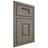 Shiloh Cabinetry Beaded Inset Summit Poplar Plain Cut Thyme Door