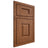 Shiloh Cabinetry Beaded Inset Summit Red Oak Plain Cut Braun Door