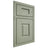 Shiloh Cabinetry Beaded Inset Summit Red Oak Plain Cut Moss Door