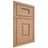 Shiloh Cabinetry Beaded Inset Summit Red Oak Plain Cut Natural Door