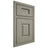 Shiloh Cabinetry Beaded Inset Summit Red Oak Plain Cut Thyme Door