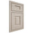 Shiloh Cabinetry Beaded Inset Summit Walnut Plain Cut Seagull Door