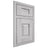 Shiloh Cabinetry Beaded Inset Summit Walnut Plain Cut Stratus Door