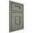 Shiloh Cabinetry Beaded Inset Summit Walnut Plain Cut Thyme Door