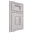 Shiloh Cabinetry Beaded Inset Summit White Oak Plain Cut Cotton Door