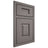 Shiloh Cabinetry Beaded Inset Summit White Oak Plain Cut Flagstone Door