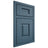 Shiloh Cabinetry Beaded Inset Summit White Oak Plain Cut Hudson Door