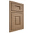 Shiloh Cabinetry Beaded Inset Summit White Oak Plain Cut Natural Door