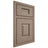 Shiloh Cabinetry Beaded Inset Summit White Oak Quarter Sawn Almond Door