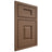 Shiloh Cabinetry Beaded Inset Summit White Oak Quarter Sawn Autumn Door