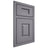 Shiloh Cabinetry Beaded Inset Summit White Oak Quarter Sawn Cadet Door