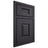 Shiloh Cabinetry Beaded Inset Summit White Oak Quarter Sawn Harbor Door