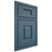 Shiloh Cabinetry Beaded Inset Summit White Oak Quarter Sawn Hudson Door