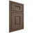 Shiloh Cabinetry Beaded Inset Summit White Oak Quarter Sawn Mineral Door