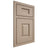 Shiloh Cabinetry Beaded Inset Summit White Oak Quarter Sawn Straw Door