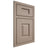 Shiloh Cabinetry Beaded Inset Summit White Oak Quarter Sawn Whitewash Door