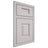 Shiloh Cabinetry Beaded Inset Summit White Oak Rift Cut Cotton Door