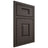 Shiloh Cabinetry Beaded Inset Summit White Oak Rift Cut Creekside Door