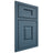 Shiloh Cabinetry Beaded Inset Summit White Oak Rift Cut Hudson Door