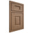 Shiloh Cabinetry Beaded Inset Summit White Oak Rift Cut Medium Door
