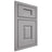 Shiloh Cabinetry Beaded Inset Summit White Oak Rift Cut Stratus Door