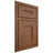 Shiloh Cabinetry Beaded Inset Tahoe Alder Plain Cut Cola Door