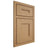 Shiloh Cabinetry Beaded Inset Tahoe Alder Plain Cut Natural Door