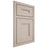 Shiloh Cabinetry Beaded Inset Tahoe Alder Plain Cut White Sands Door