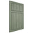 Shiloh Cabinetry Beaded Inset Tahoe Hickory Plain Cut Moss Door