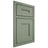 Shiloh Cabinetry Beaded Inset Tahoe Poplar Plain Cut Moss Door