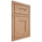 Shiloh Cabinetry Beaded Inset Tahoe Red Oak Plain Cut Natural Door