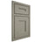Shiloh Cabinetry Beaded Inset Tahoe Red Oak Plain Cut Thyme Door