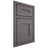 Shiloh Cabinetry Beaded Inset Tahoe Walnut Plain Cut Cadet Door