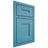 Shiloh Cabinetry Beaded Inset Tahoe White Oak Plain Cut Aqua Door