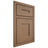 Shiloh Cabinetry Beaded Inset Tahoe White Oak Plain Cut Medium Door