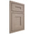 Shiloh Cabinetry Beaded Inset Tahoe White Oak Plain Cut Whitewash Door