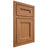 Shiloh Cabinetry Beaded Inset Ward Alder Plain Cut Caramel Door