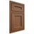 Shiloh Cabinetry Beaded Inset Ward Alder Plain Cut Cola Door