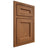 Shiloh Cabinetry Beaded Inset Ward Cherry Plain Cut Coffee Door