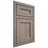 Shiloh Cabinetry Beaded Inset Ward Hickory Plain Cut Sterling Door